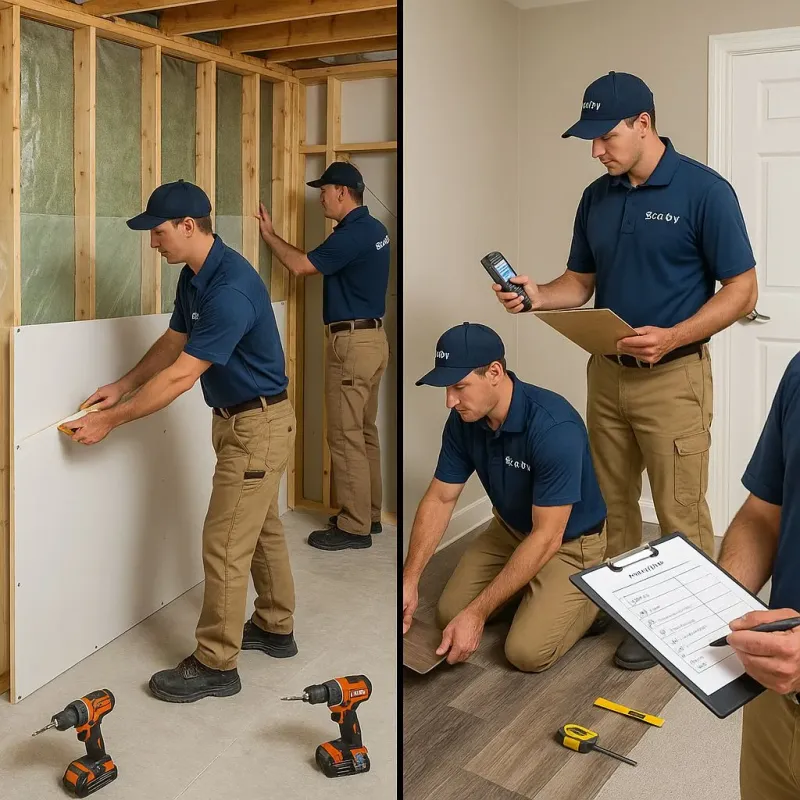 Repairs and Reconstruction process in Orchard City, CO